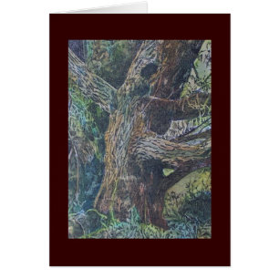 Cartão salgueiro do canto