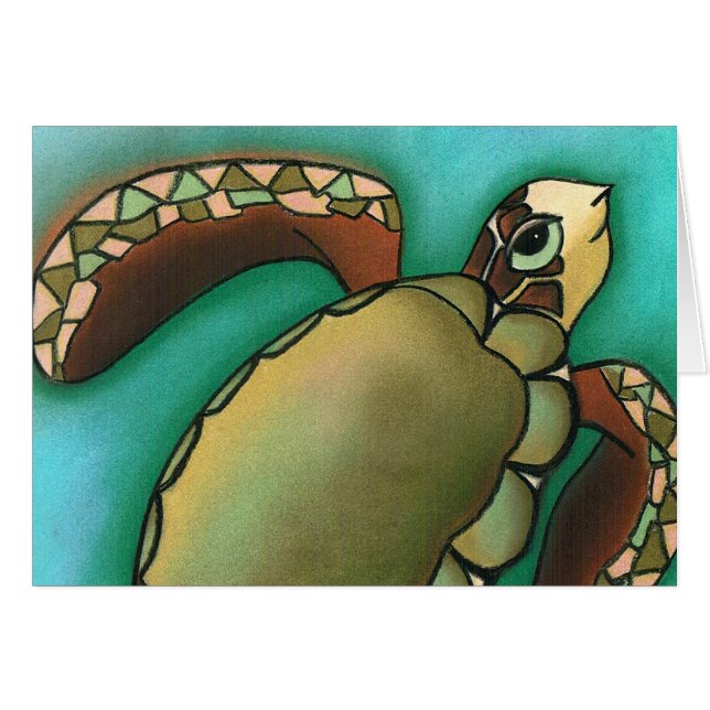 Cartão Sally vende escudos do mar por Robyn Feeley (Frente Horizontal)