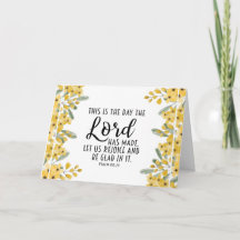 Salmo 118:24 Este é o dia que o Senhor fez