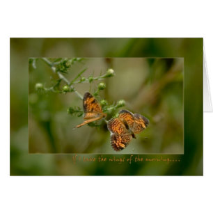 Cartão Salmo 139:9 -10 Se eu levantar nas asas da manhã