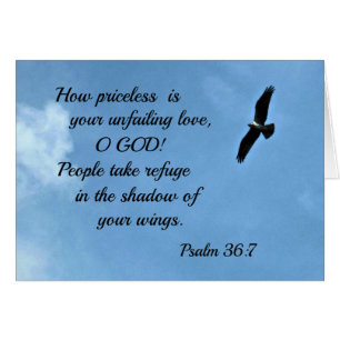 Cartão Salmo 36:7