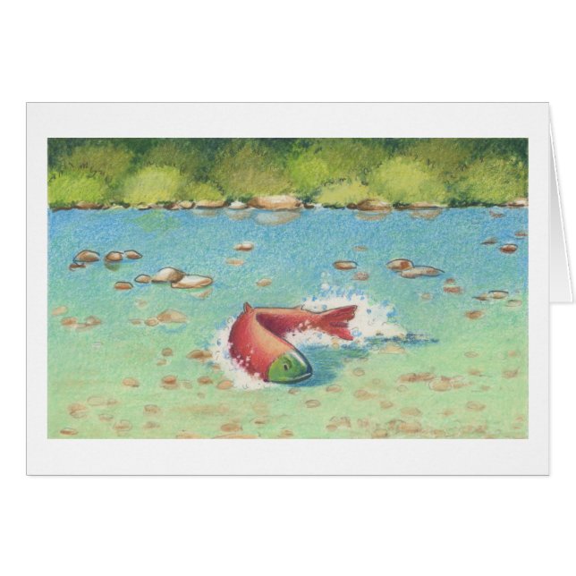 Cartão Salmões do EL (Frente horizontal)