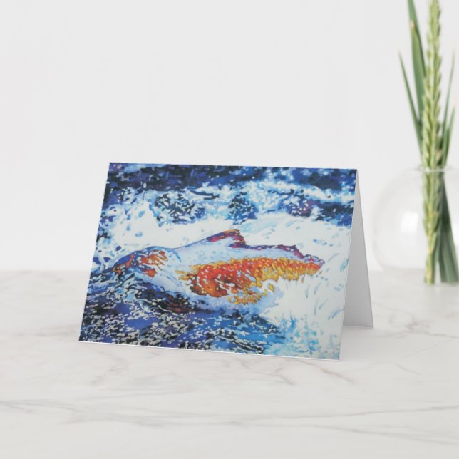 Cartão Salmon Run! (Frente)