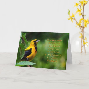 Cartão Salms 55:22 Inspiracional