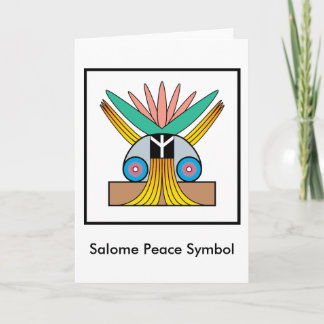 Cartão Salome Peace Symbol
