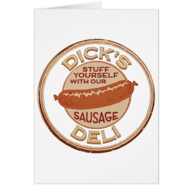 Cartão Salsicha (Frente)