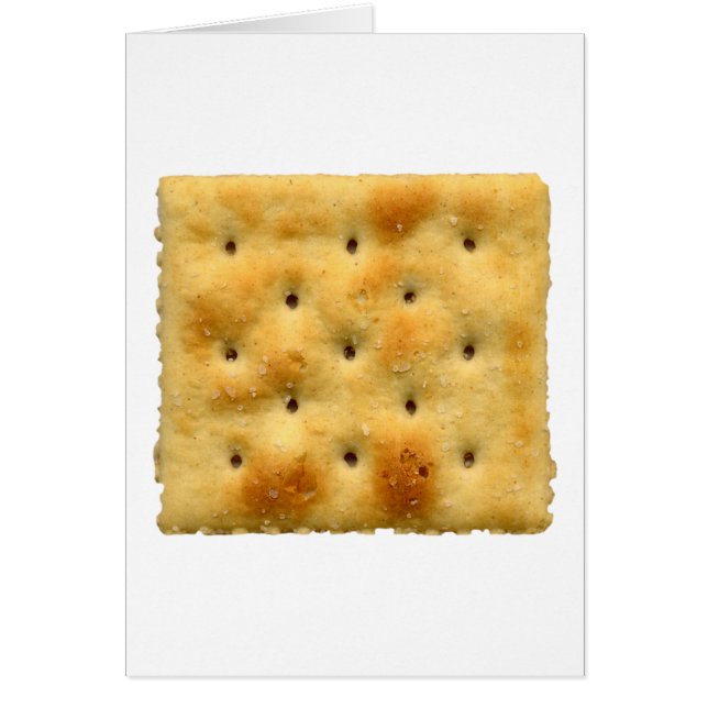 Cartão Saltine Soda Crackers (Frente)