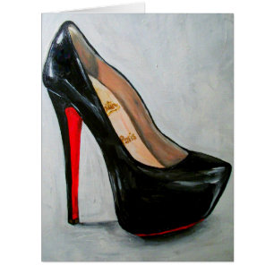 Cartão Salto inferior vermelho do Daffodil cristão de