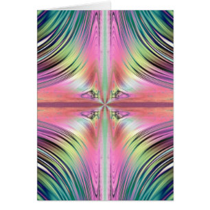 Cartão Salto sobre a Fractal das Quedas de Água