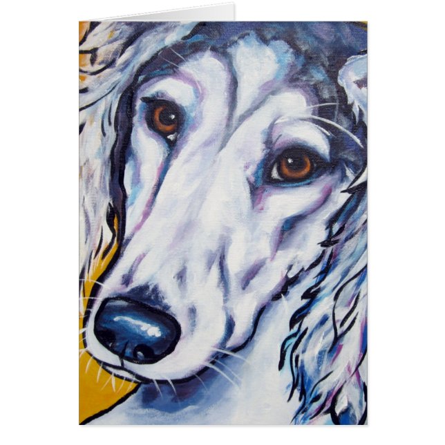 Cartão Saluki (Frente)