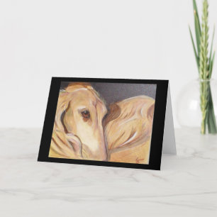 Cartão Saluki Dreams Greeting Card