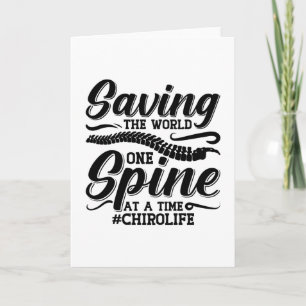 Cartão Salvando A Chiroprática Craquítica Mundial
