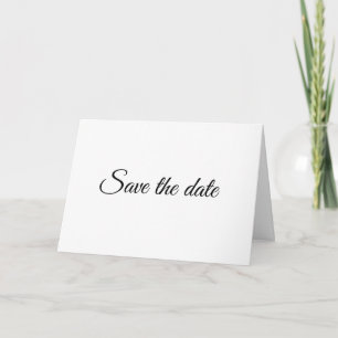 Cartão Salvar a data, personalizar texto Casamento