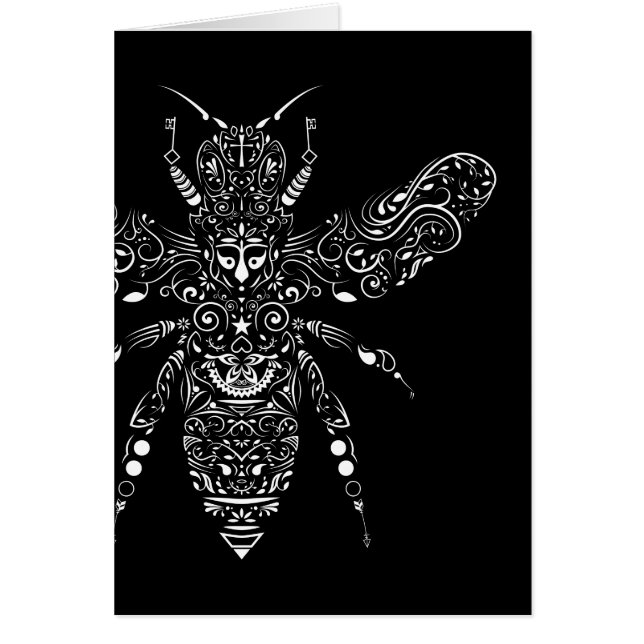 Cartão salvar as abelhas (Frente)