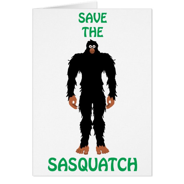 CARTÃO SALVAR O SASQUATCH (Frente)
