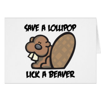 Cartão Salvar um Colírio Escolher um Beaver