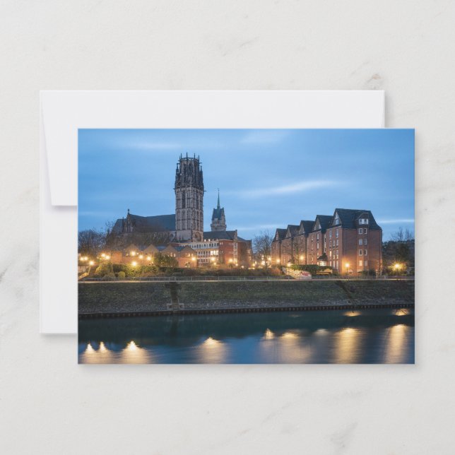 Cartão Salvatorkirche Duisburg (Frente)