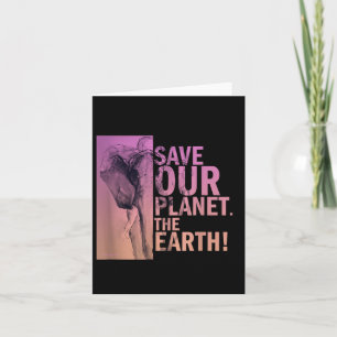 Cartão Salve Nosso Planeta O Elefante Da Terra