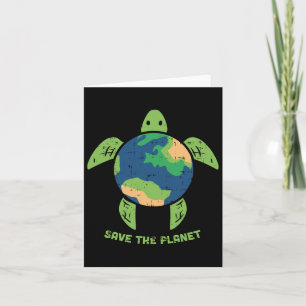 Cartão Salve O Planeta Dia Da Terra Meio Ambiente Tartaru