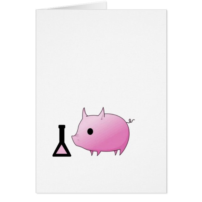 Cartão Salve o seu Bacon (Frente)