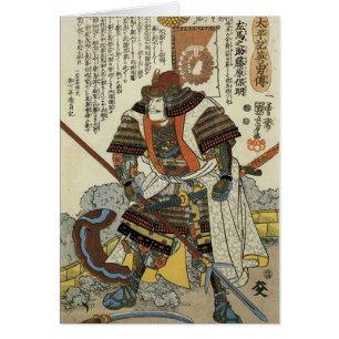 Cartão Samari Warrior