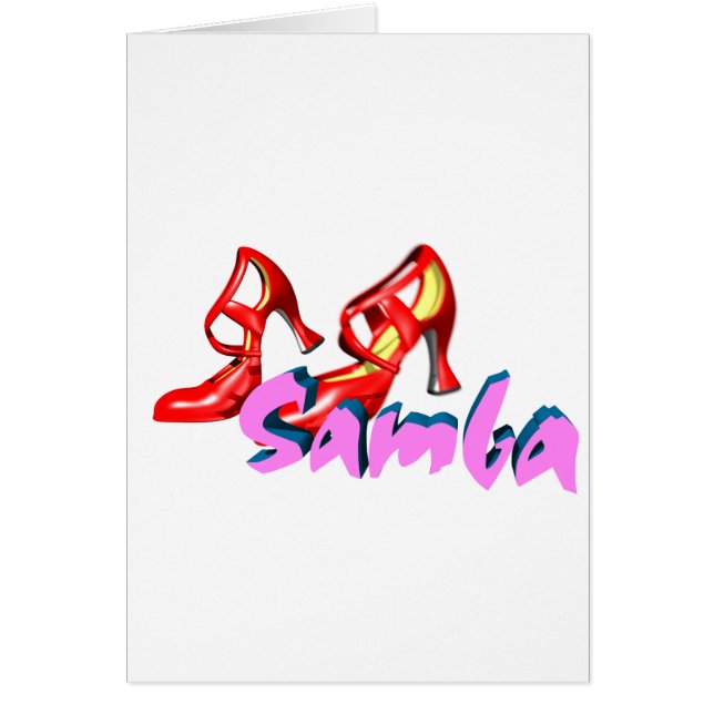 Cartão Samba (Frente)