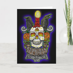 Cartão Samhain - Halloween