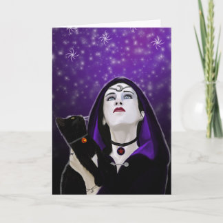 Cartão samhain skies greeting card