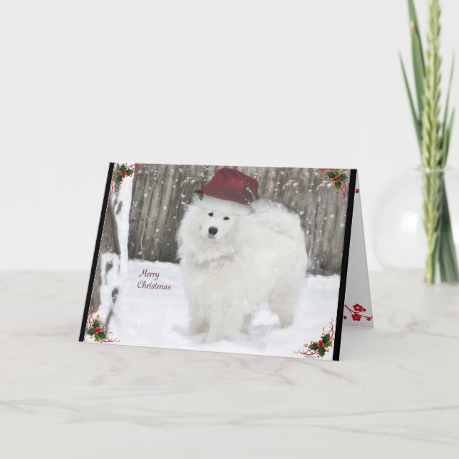 Cartão Sammie Christmas Card' 5X7 folded (Frente)