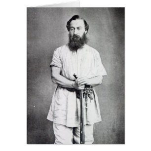 Cartão Samuel Baker, 1865