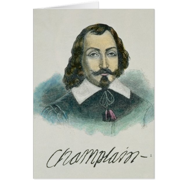 Cartão Samuel de Champlain (Frente)