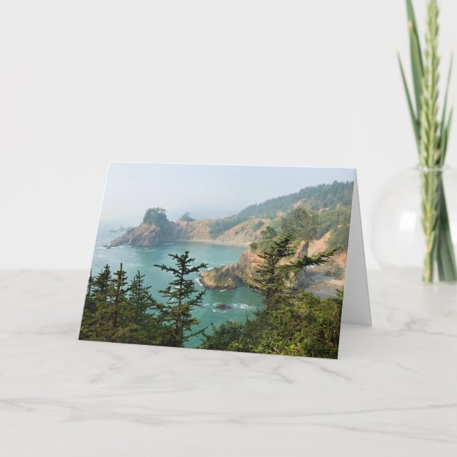 Cartão Samuel H. Boardman, Oregon Coast (Frente)