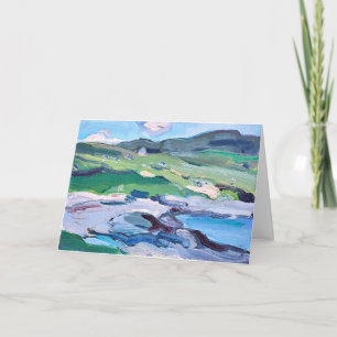 Cartão Samuel Peploe, trabalho de arte popular, Barra