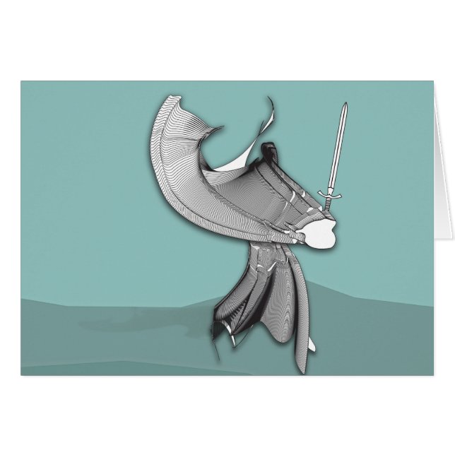 Cartão Samurai digital (Frente Horizontal)