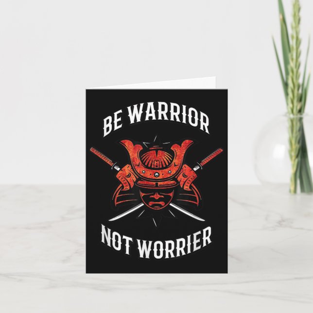 Cartão Samurai Motivation, Musashi Srit  (Frente)