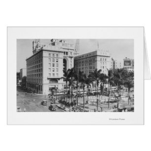 Cartão San Diego, CA City View do Hotel Grant dos EUA