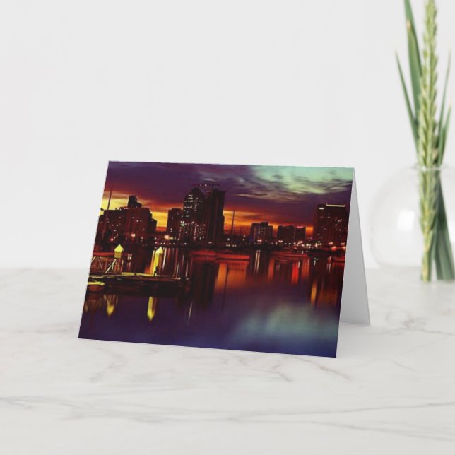 Cartão San Diego Skyline (Frente)