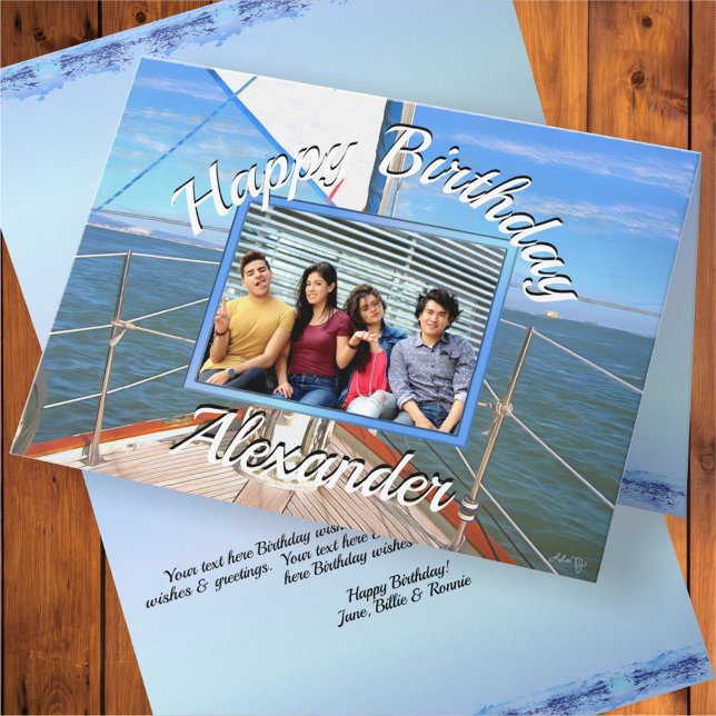 Cartão San Francisco Birthday Sailing 0869 (Criador carregado)