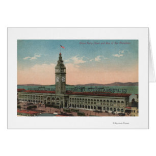 Cartão San Francisco, construção terminal de balsa de