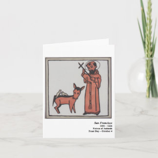 Cartão San Francisco Santo Card