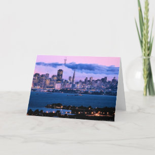 Cartão San Francisco Skyline Greeting Card