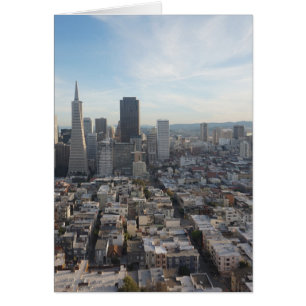 Cartão San Francisco Skyline Panorama