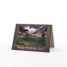 San Juan Mountains Template Happy Birthday, Dad