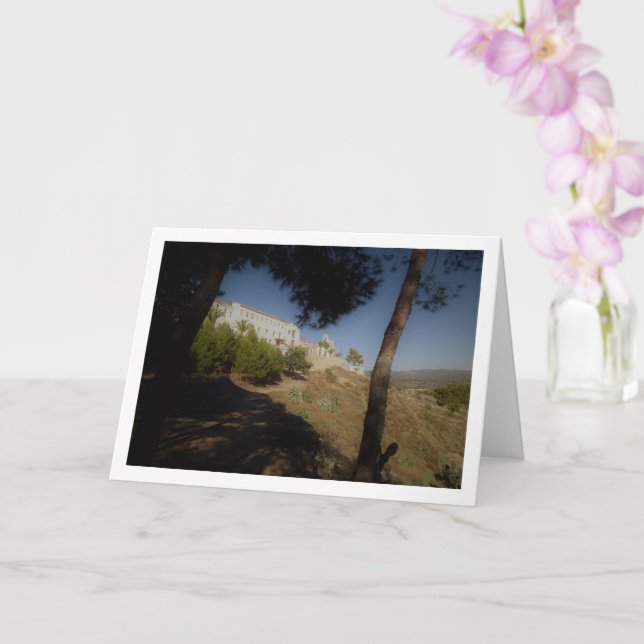 Cartão San Miguel Monastery Landscape, Lliria, Valencia (Orquídea)