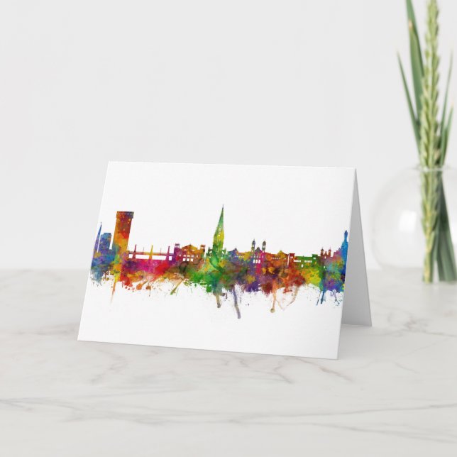 Cartão San Sebastian Espanha Skyline (Frente)