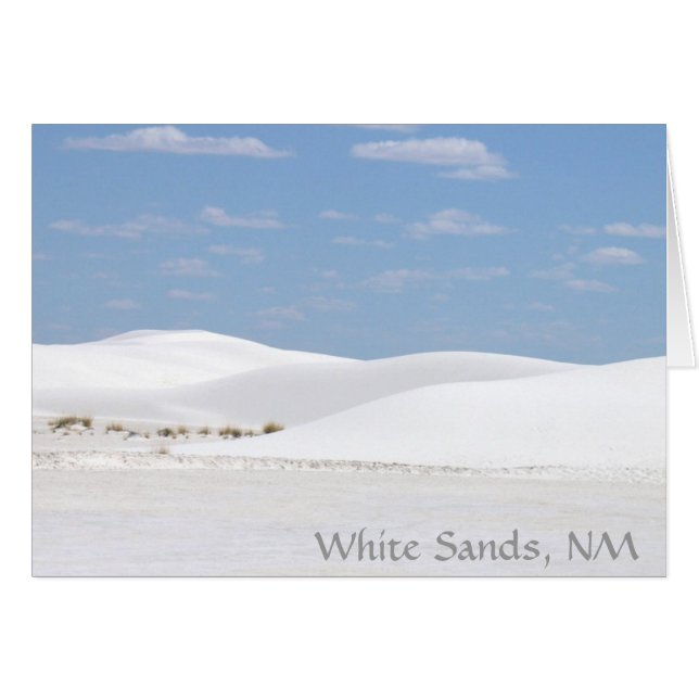 Cartão Sand Dunes (Frente Horizontal)