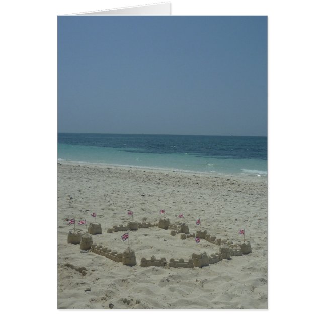 Cartão sandcastle bahamas (Frente)