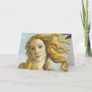 Cartão Sandro Botticelli - Vênus (Detalhe)