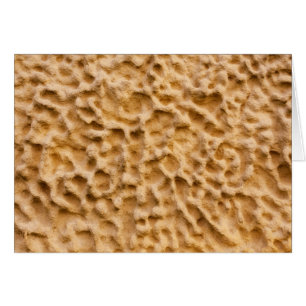 Cartão Sandrock Amarelo abstrato