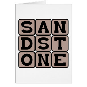 Cartão Sandstone, Rocha Sedimentar